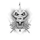 hot rod tattoo design idea