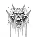 hot rod car tattoo design idea