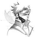 kakashi com rinnegan tattoo design idea