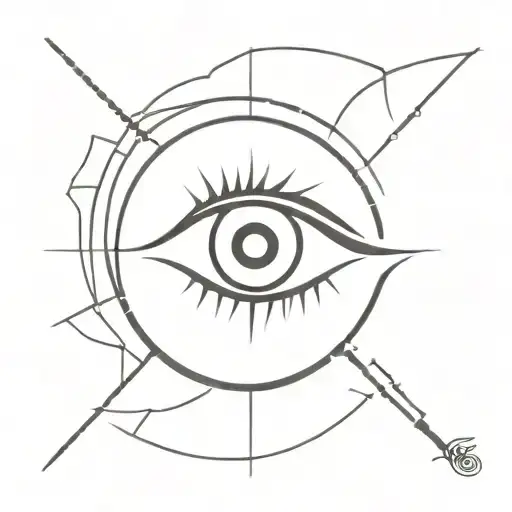 eye of evil tattoo design idea