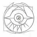 eye of evil tattoo design idea