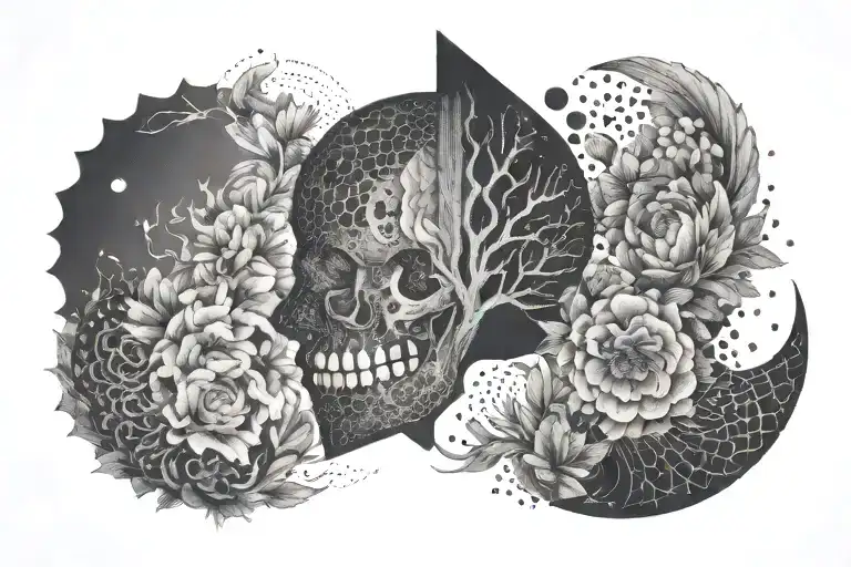 fight against depression survivors tattoo design idea