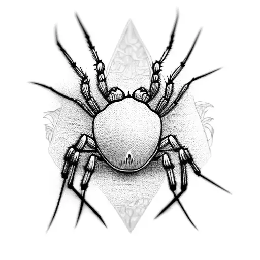 Spider tattoo design idea
