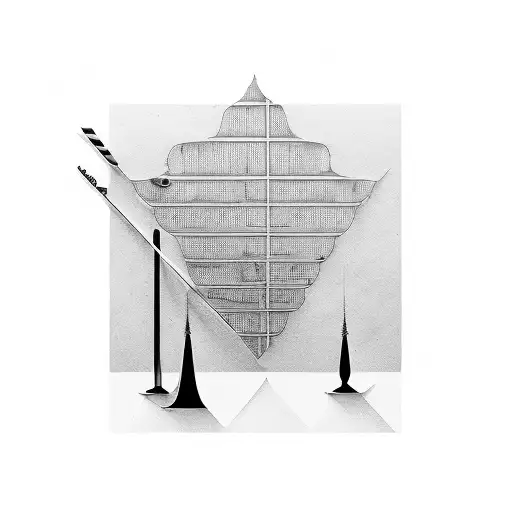 Piano keys tattoo design idea