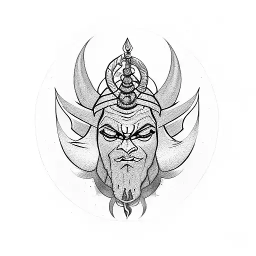 lord shiv tattoo design idea