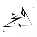 cave diving arrow pointer tattoo design idea