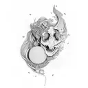 Nora and jordan tattoo design idea