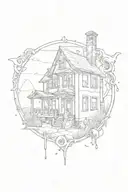 broken home design ideas tattoo design idea