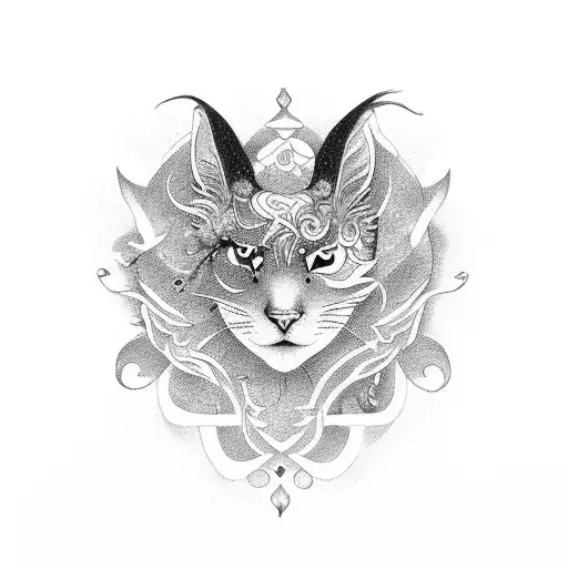 yeng and karma tattoo design idea