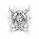 yeng and karma tattoo design idea