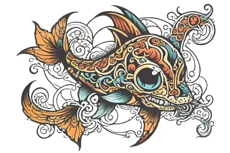 ray blanket tattoo design idea