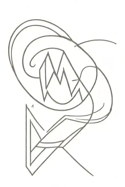 A minimalist tattoo of the word 'Strength' written in an ancient Aztec script, symbolizing the client's inner resilience tattoo design idea