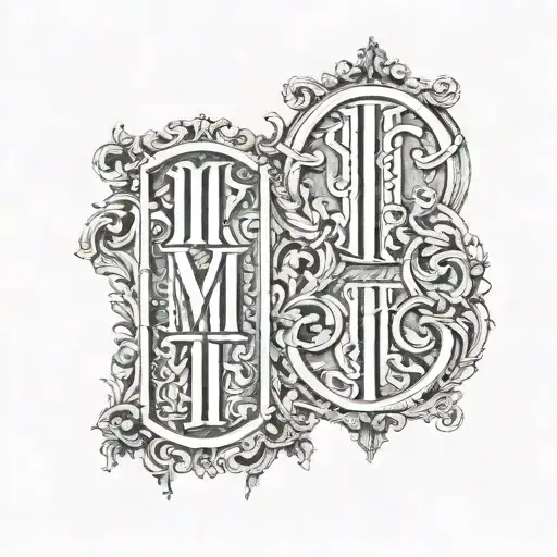 roman numerals of 1976 and 1971 tattoo design idea