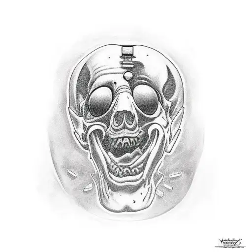 mac miller with coffin under him tattoo design idea