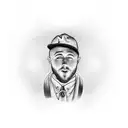 mac miller tattoo design idea