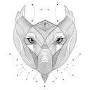 geese tattoo design idea