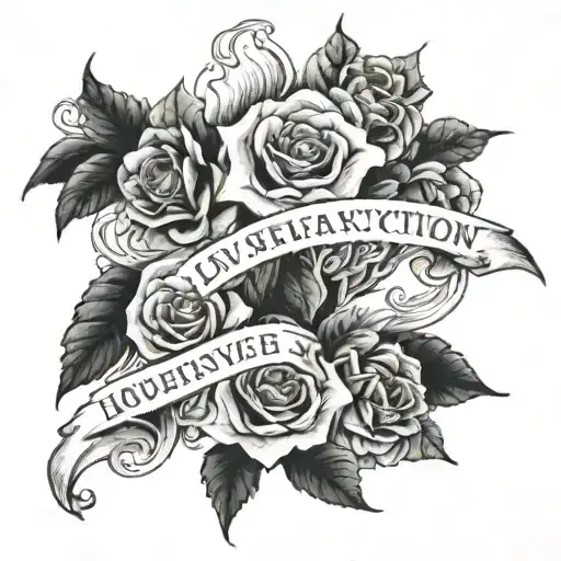 love needs action trust needs proof tattoo design idea