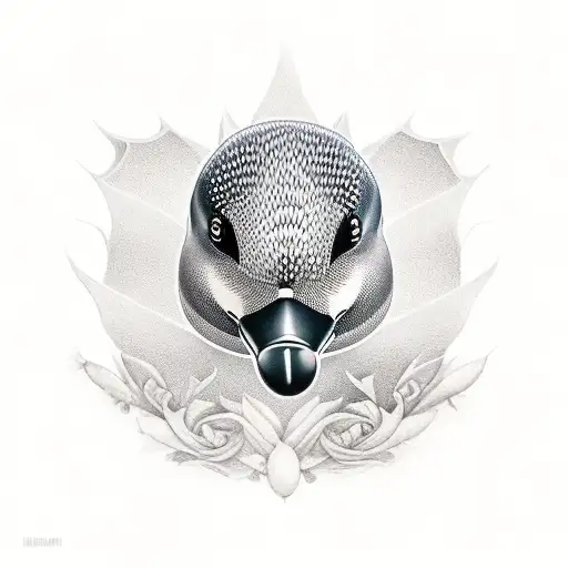 Loon tattoo design idea