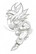 goku dragon ball tattoo design idea
