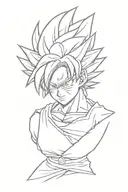 goku dragon ball tattoo design idea