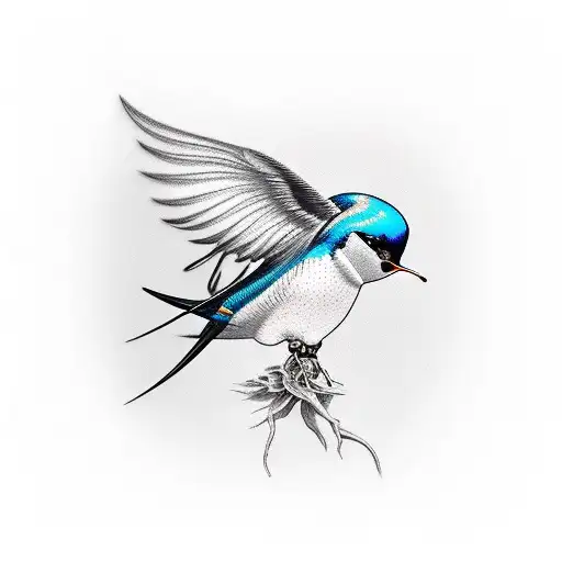 swallow tattoo tattoo design idea