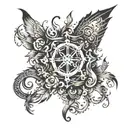 Designing a tattoo can be a personal and creative process. Here’s a suggestion on how you might style the text with the  tattoo design idea