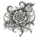 Designing a tattoo can be a personal and creative process. Here’s a suggestion on how you might style the text with the  tattoo design idea