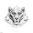 Panther tattoo design idea