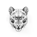 Panther tattoo design idea