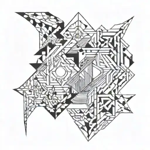 twins, crazy, free spirited tattoo design idea