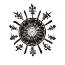 black clover tattoo design idea