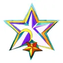 star,moon tattoo design idea