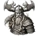 Viking Norse mythology tattoo design idea