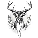springbok tattoo design idea
