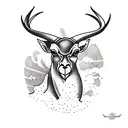 springbok tattoo design idea