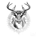 springbok tattoo design idea