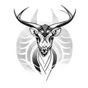 springbok tattoo design idea
