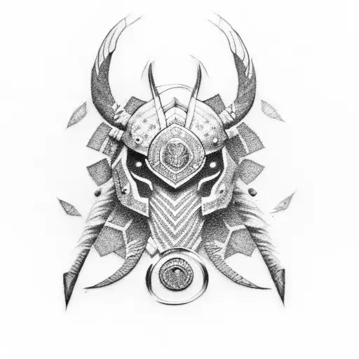 Indio vikingo tattoo design idea