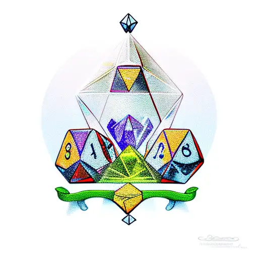 dnd hourglass  tattoo design idea