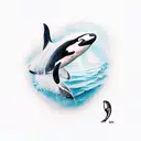 orca tattoo design idea