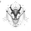 killer whale tattoo design idea