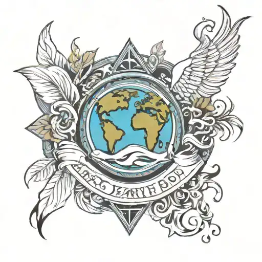 Earth my body  Water my blood  Air my breath  Fire my spirit tattoo design idea