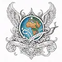 Earth my body  Water my blood  Air my breath  Fire my spirit tattoo design idea