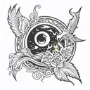 Earth my body  Water my blood  Air my breath  Fire my spirit tattoo design idea