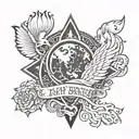 Earth my body  Water my blood  Air my breath  Fire my spirit tattoo design idea