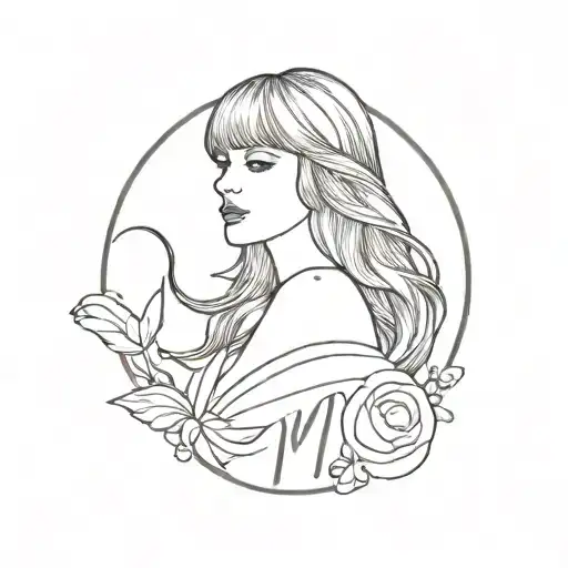 pisces taylor swift mamma mia  tattoo design idea