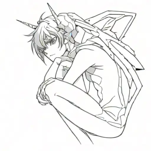 neon genesis evangelion eva tattoo design idea