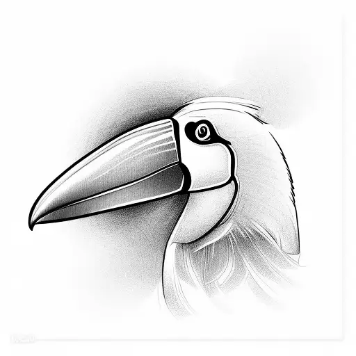 toucan  tattoo design idea