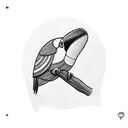 toucan  tattoo design idea