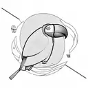 toucan  tattoo design idea